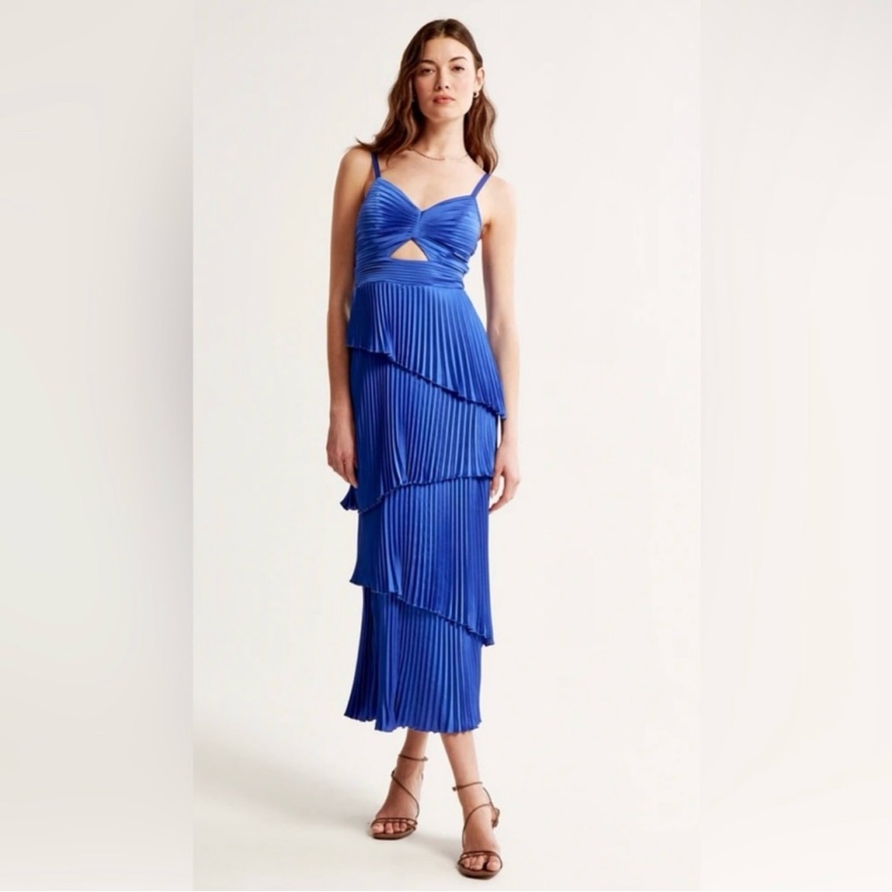 Abercrombie & Fitch Asymmetrical Blue Dress